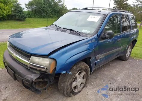 2005 Chevrolet Trailblazer Ls из США, поврежденный, VIN 1GNDT13S152106360